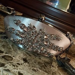Marciano evening clutch w/ 22" chain